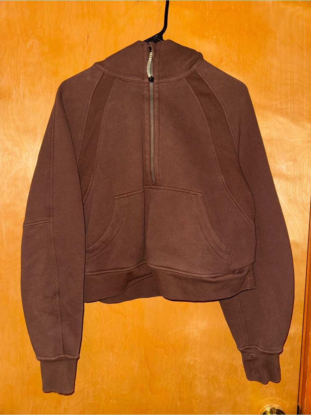 Lululemon Women’s Brown Quarter Zip Scuba